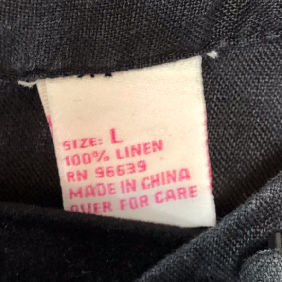 LILY STANHOPE BLACK BLOUSE SIZE Lc - Picture 8 of 8